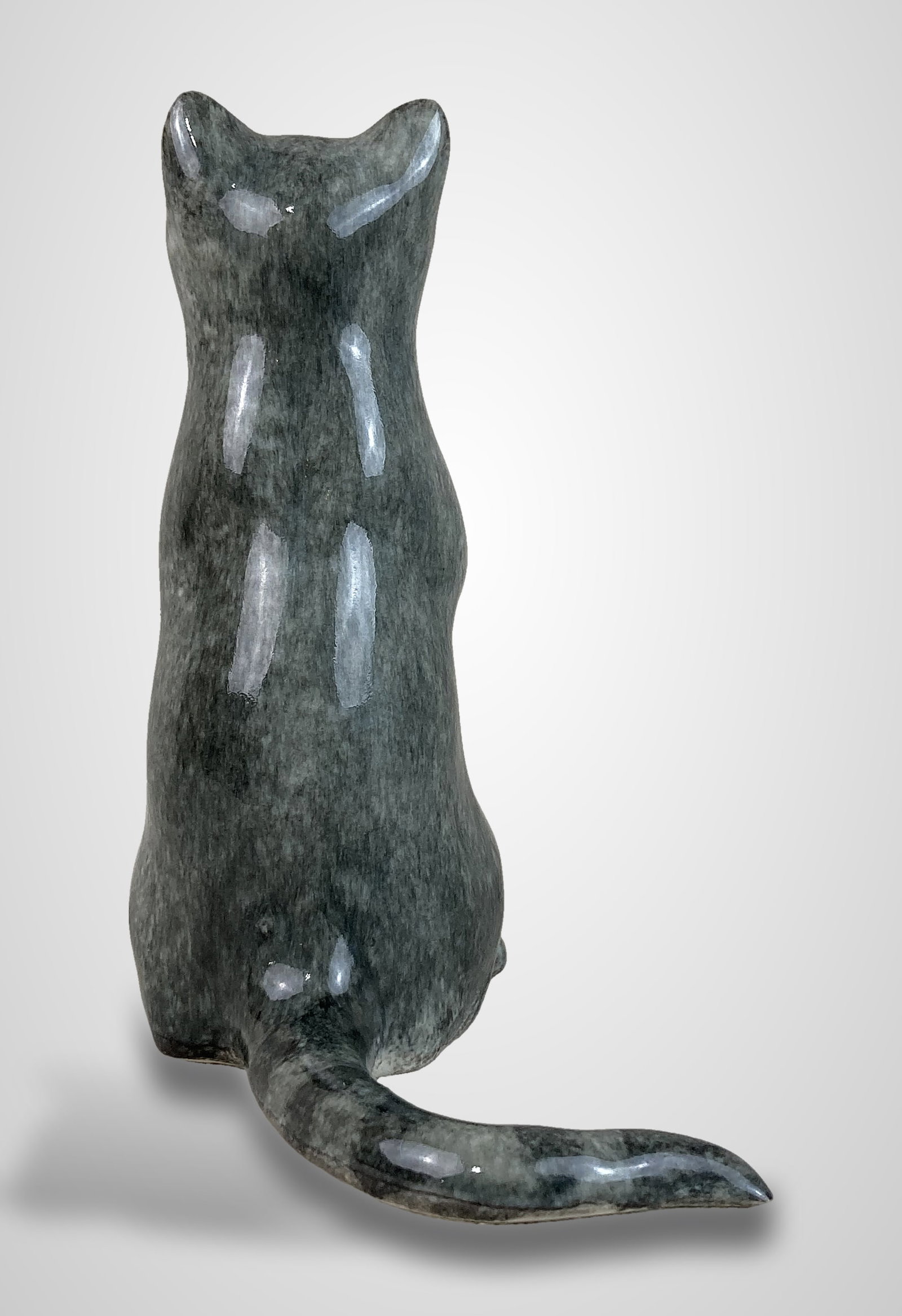 Mike Hinton Pottery Cat - 4