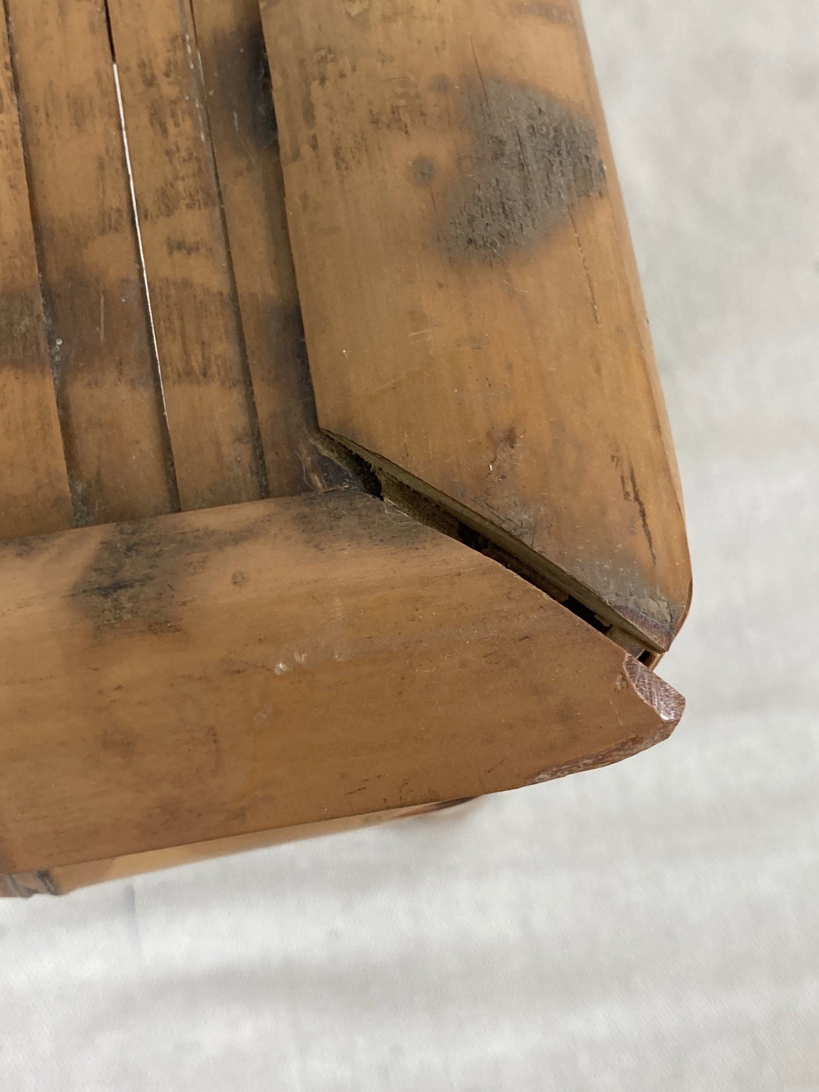 Mid-Century Modern Bamboo Stool - 5