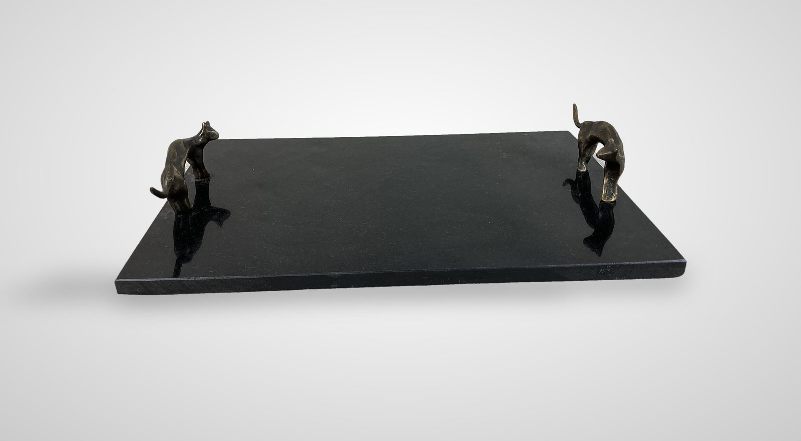 Michael Aram Bronze Cat Cheese Board - 4