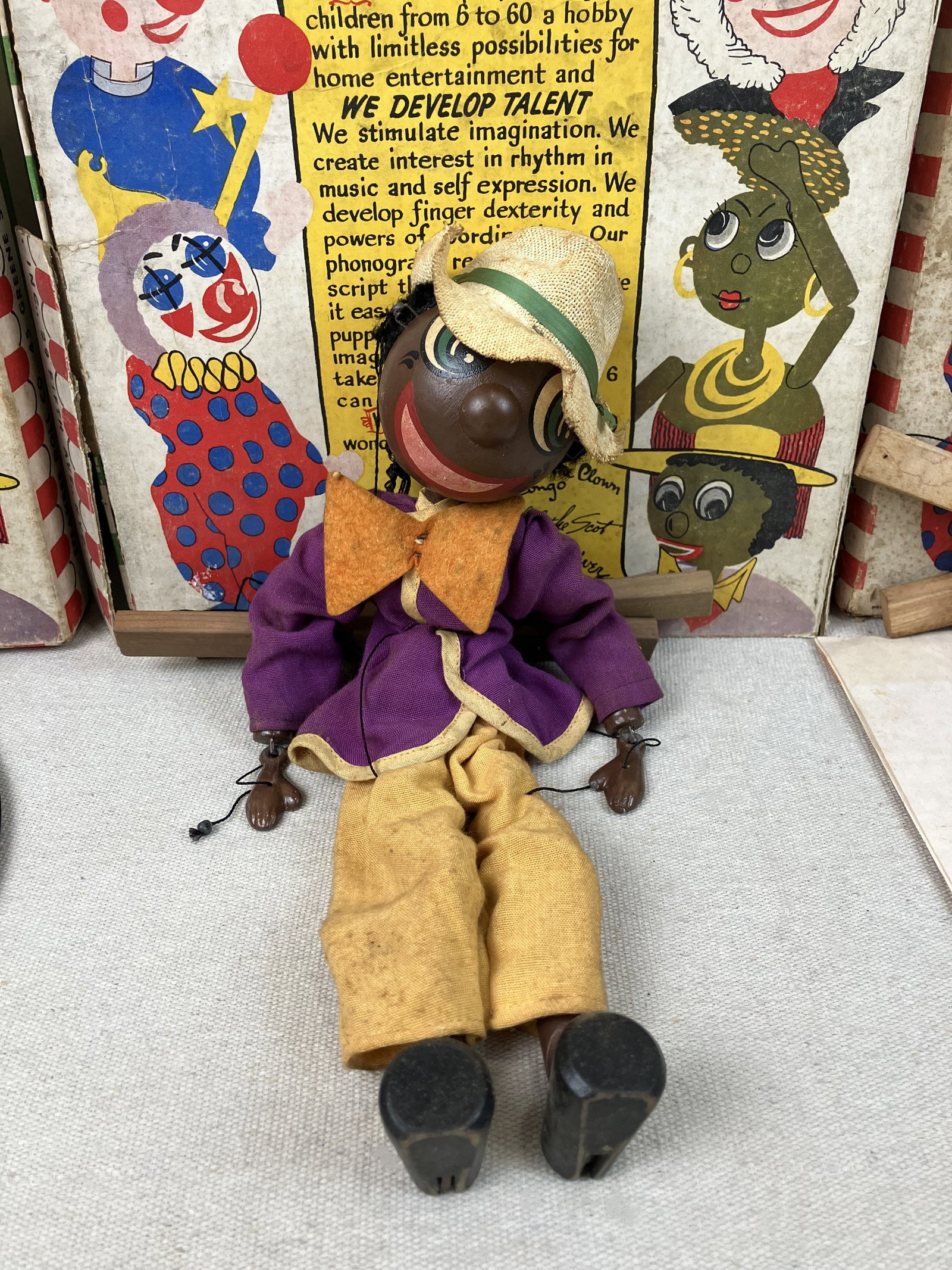 Three Talentoy Marionette Puppets - 3
