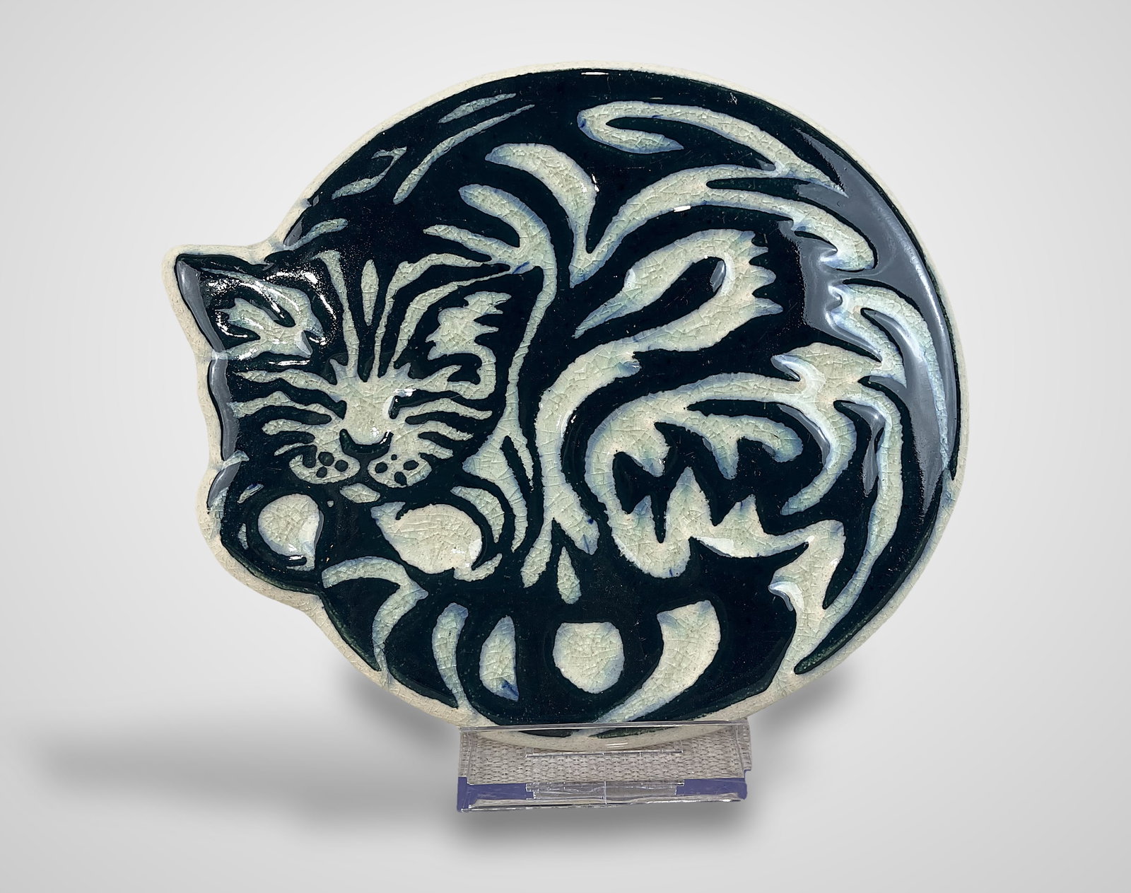 Cat Studio Pottery Trio Including Ann Gleason - 4