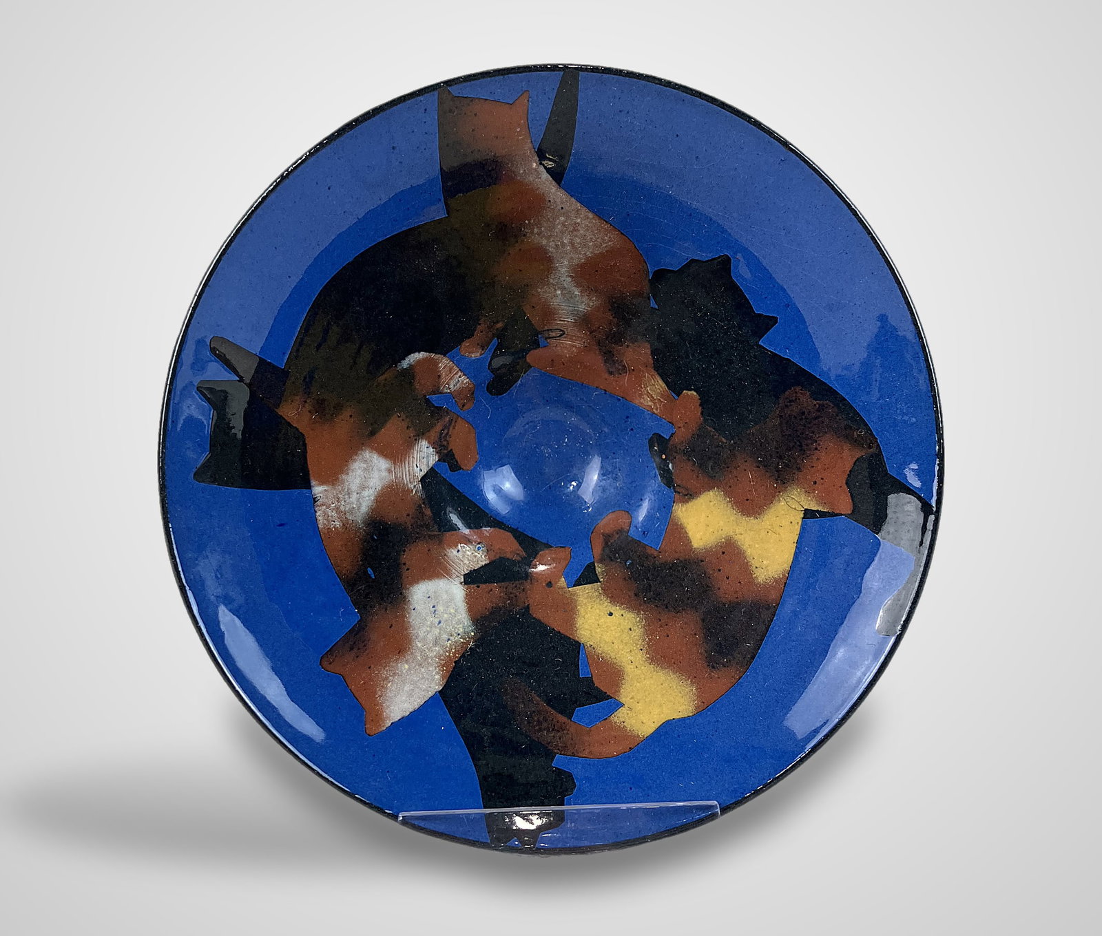 Cat Studio Pottery Trio Including Ann Gleason - 6
