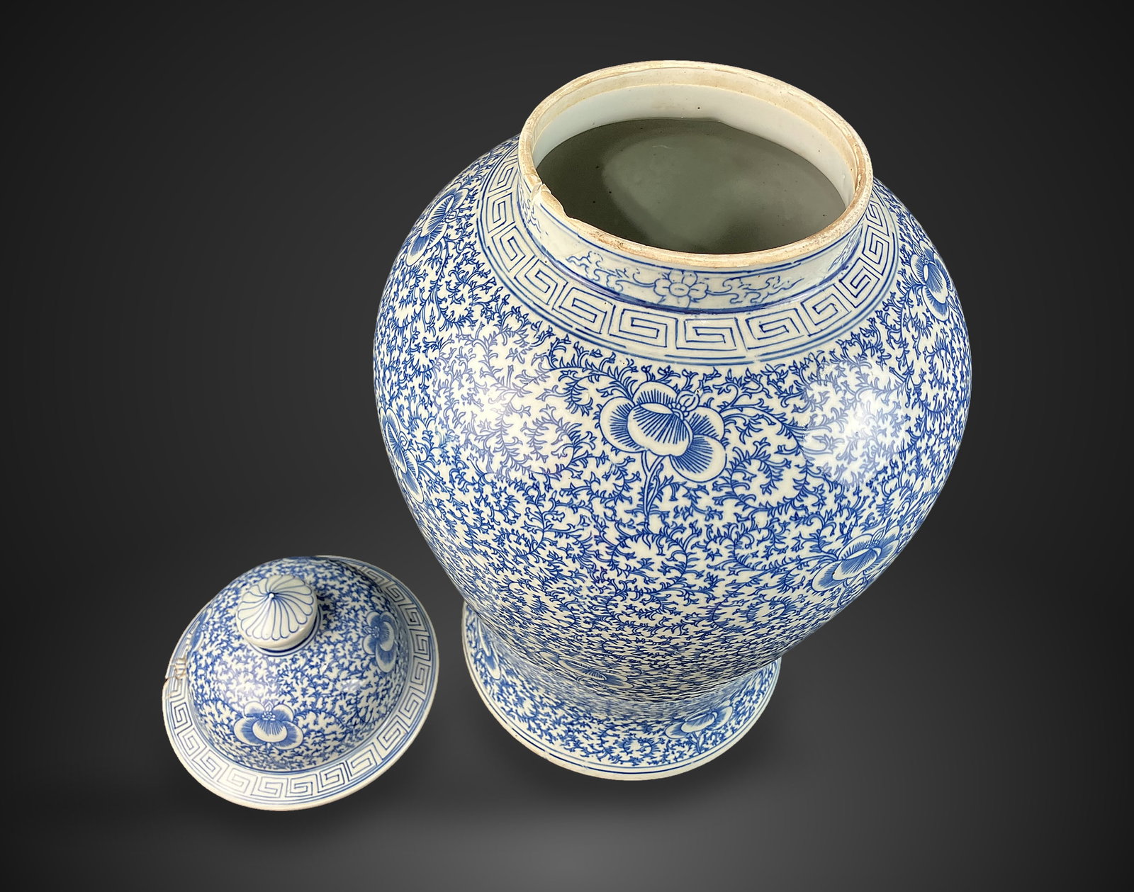 Chinese Blue and White Ginger Jar - 3