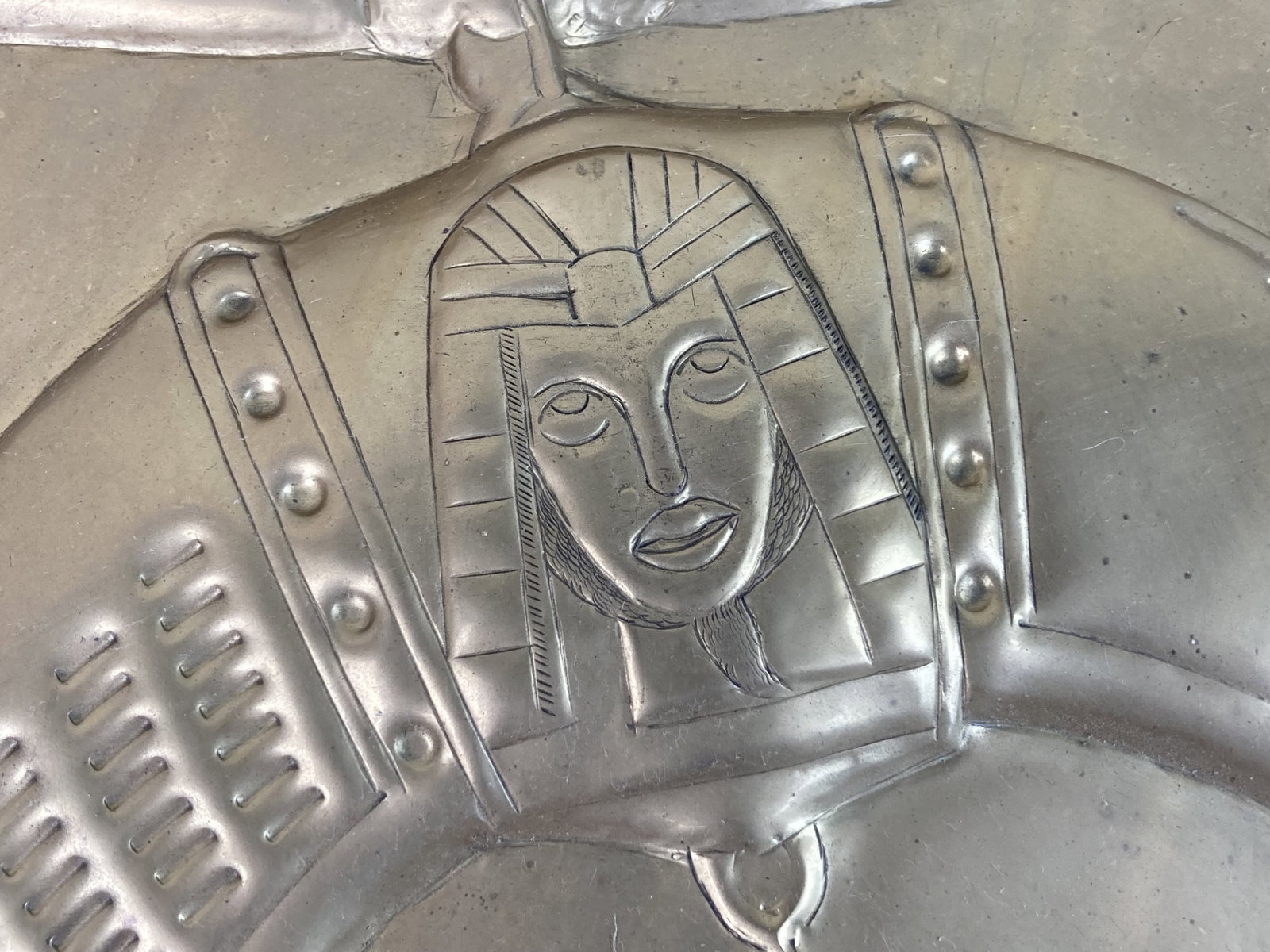 Set of Brass Masonic Shriner's Decorative Chargers - 5