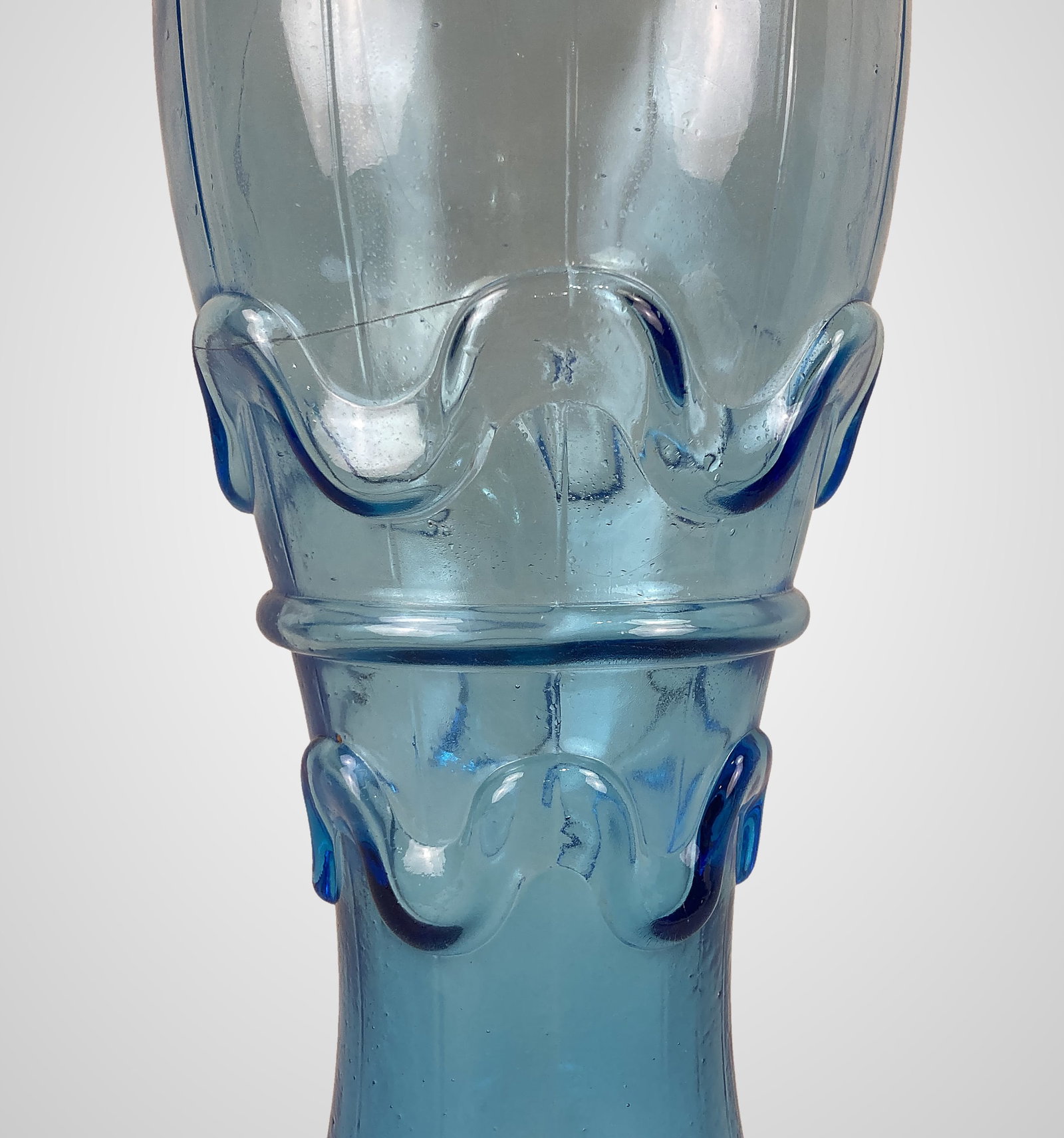 Empoli Rossini Blue Genie Bottle Decanter - 6