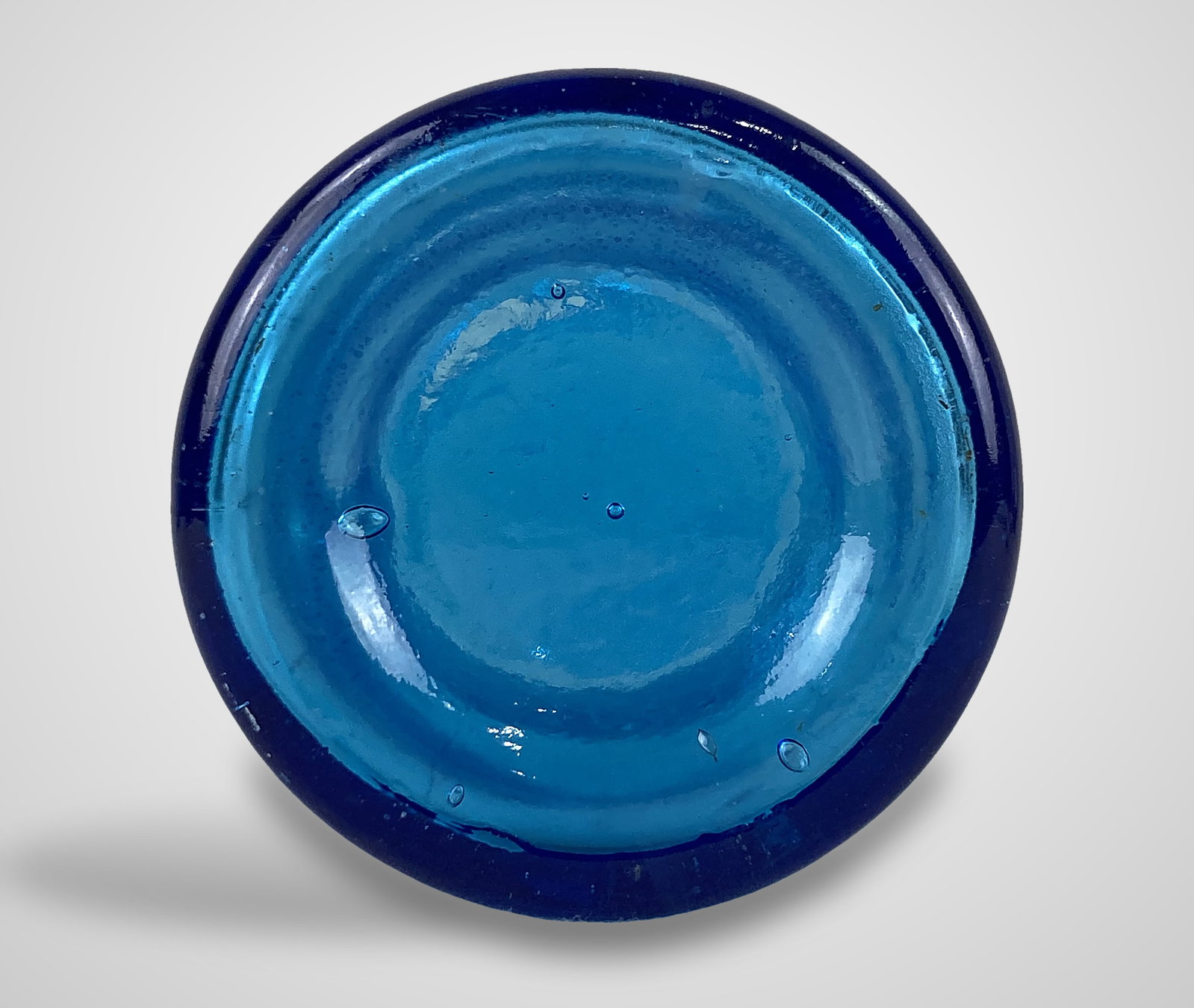 Empoli Rossini Blue Genie Bottle Decanter - 9