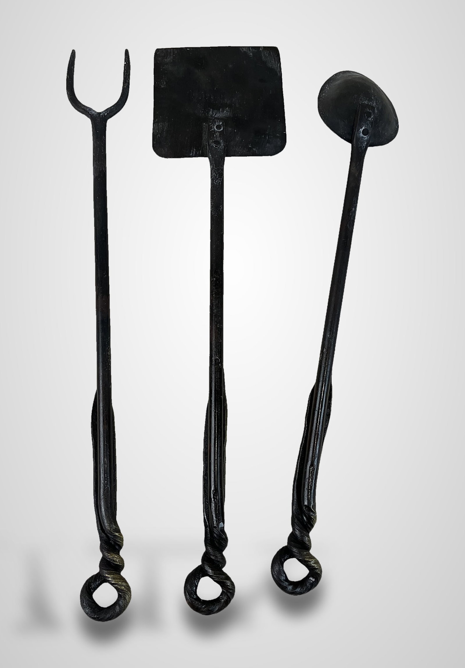 Artisan Hand-Forged Iron Utensils - 3