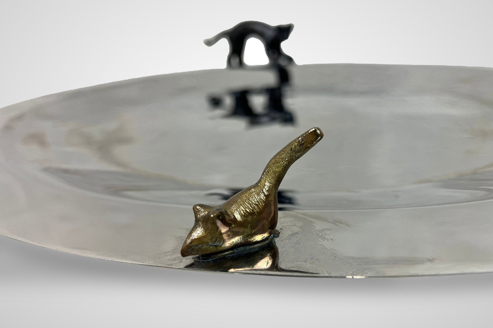 Michael Aram Cat Serving Bowl and Charger - 5