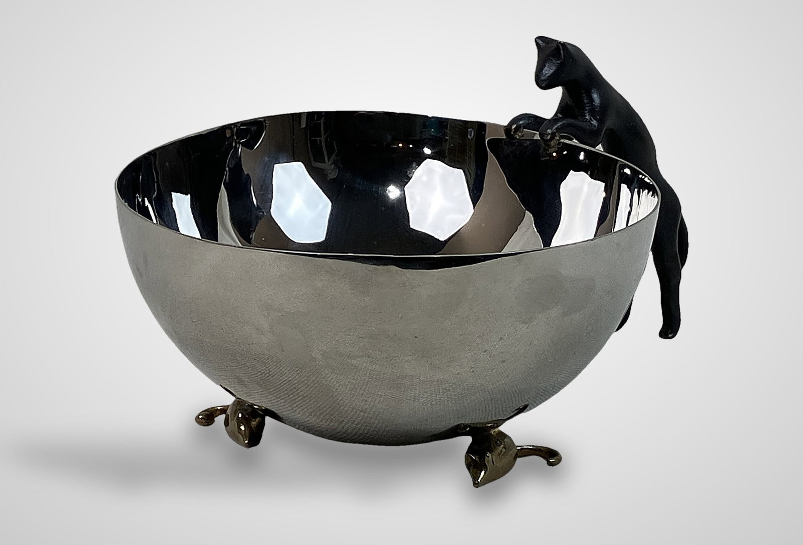 Michael Aram Cat Serving Bowl and Charger - 7