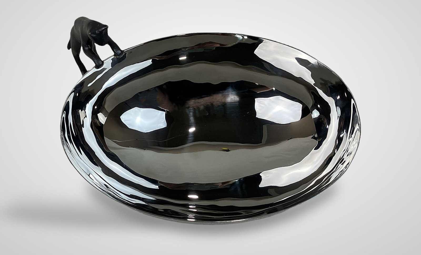 Michael Aram Cat Serving Bowl and Charger - 8