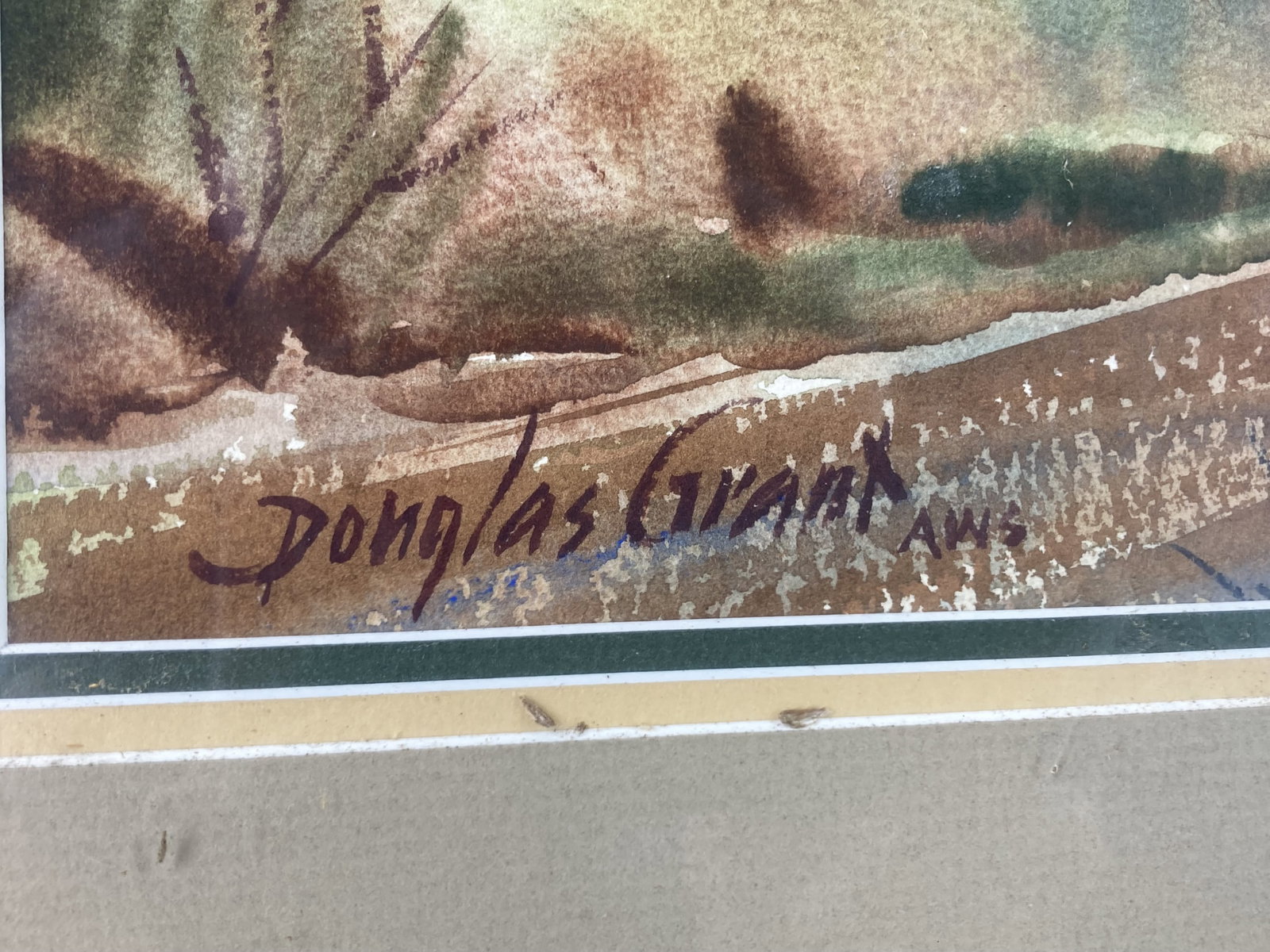 Douglas Grant, Mountain Landscape, Watercolor Painting - 4