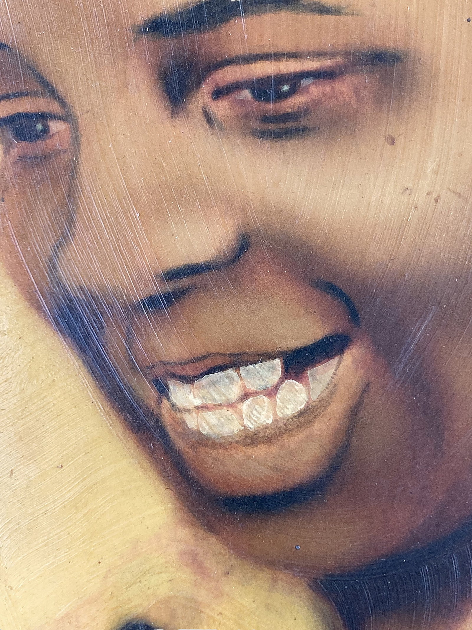 Mid 20th Century, Portrait of African American Boy, Hand-colored Photograph - 3