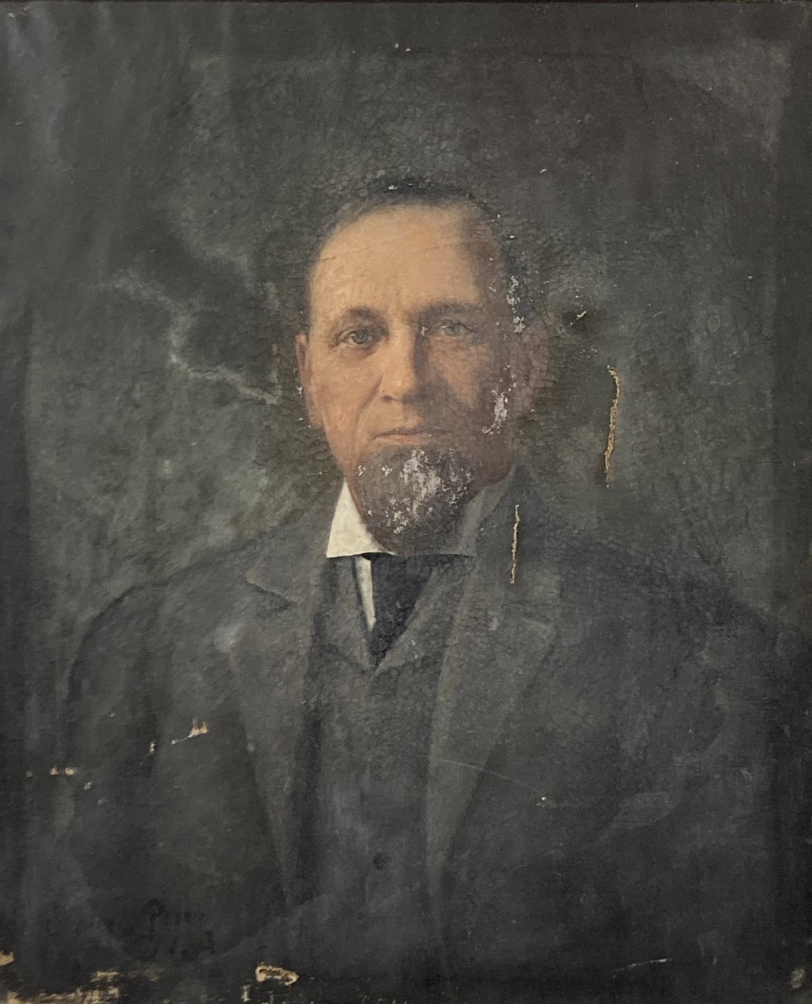 Enoch Wood Perry Jr.,Gentleman Portrait, Painting - 2