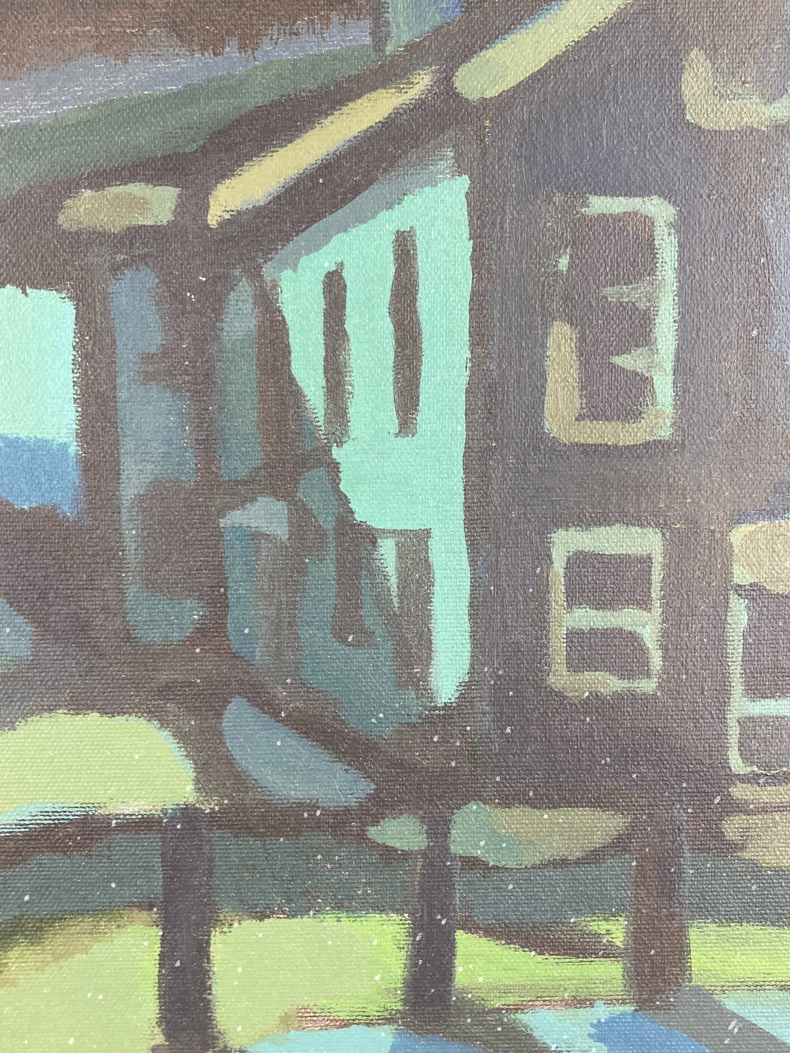 Signed Mid-20th Century, Expressionist Landscape, Oil Painting - 3