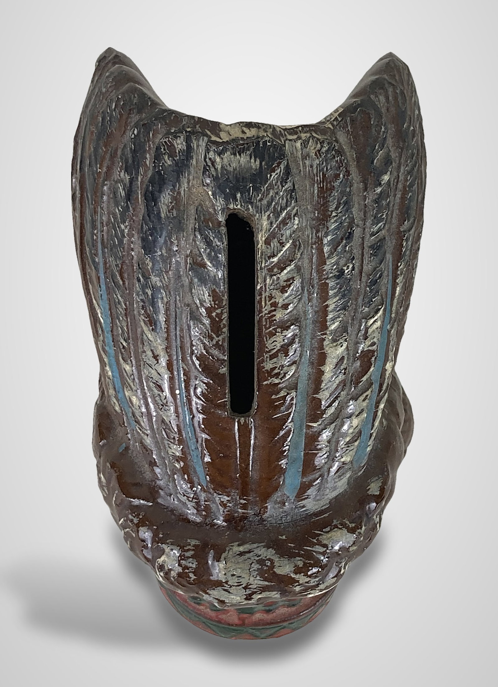 Native American Chief Ceramic Coin Bank - 6