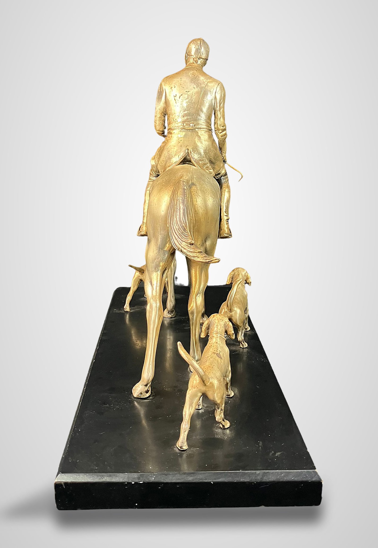 Equestrian Hunting Sculpture - 2