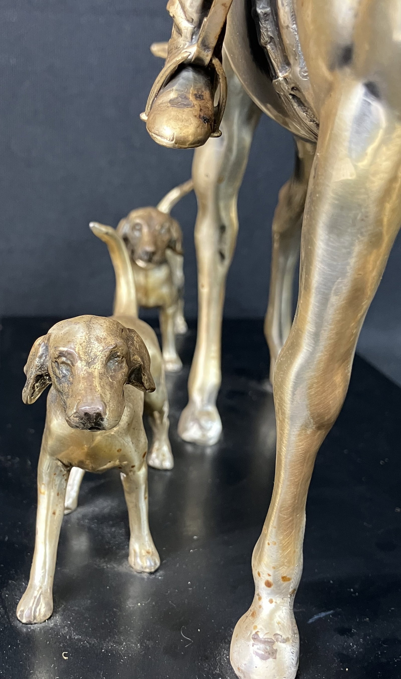 Equestrian Hunting Sculpture - 5