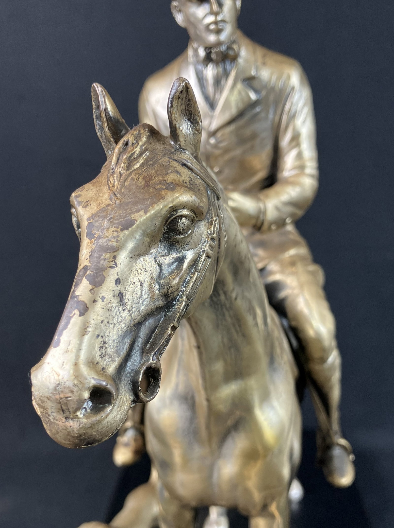 Equestrian Hunting Sculpture - 6