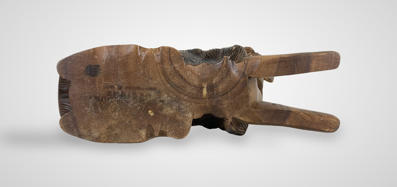 Mid-Century Modern Carved Antelope Sculpture - 6