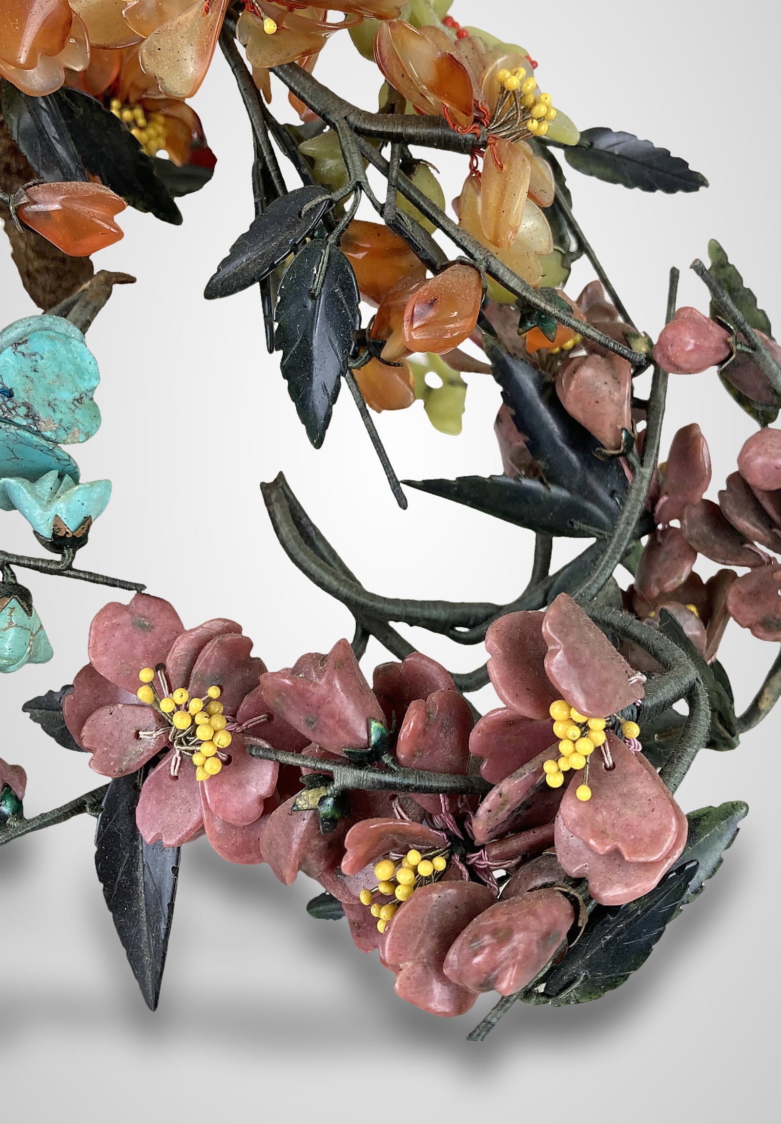 Chinese Cloisonne Bonsai Tree - 7