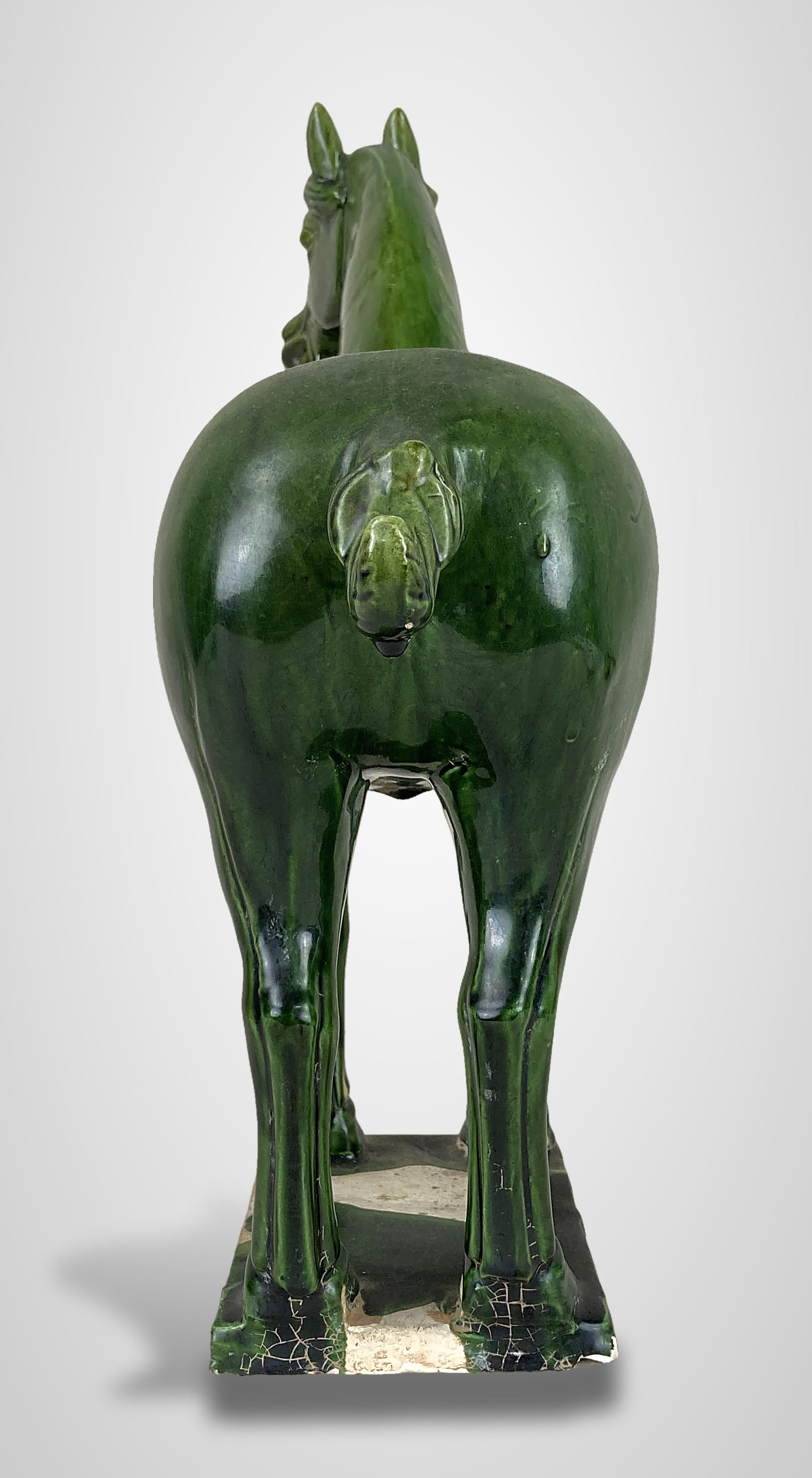 20th Century Chinese Tang-Style Pottery Horse - 4