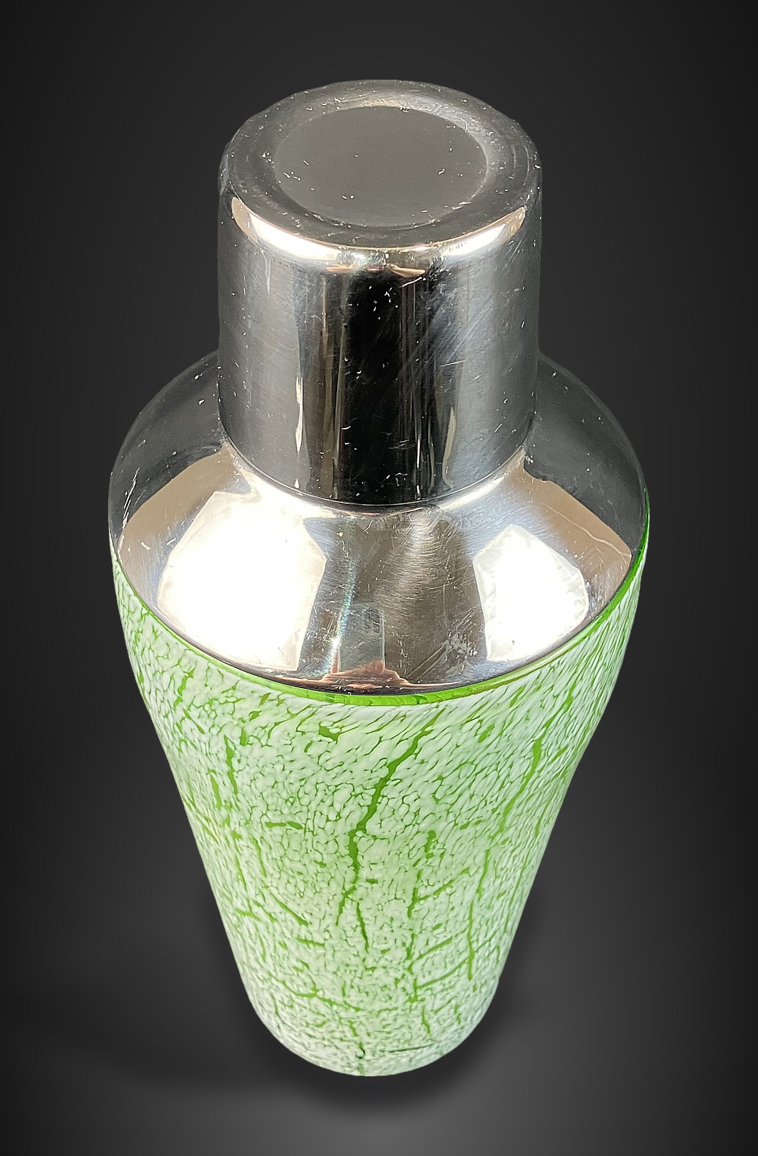 Mid-Century Modern Art Glass Cocktail Shaker - 2