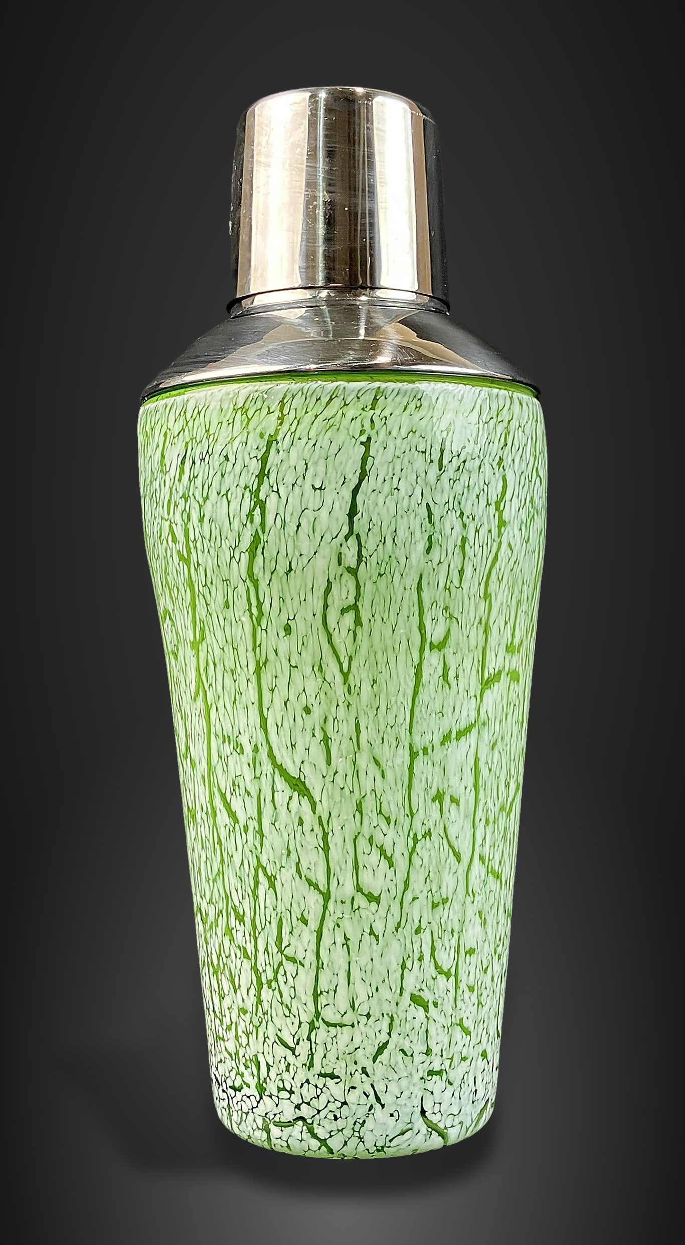 Mid-Century Modern Art Glass Cocktail Shaker - 5