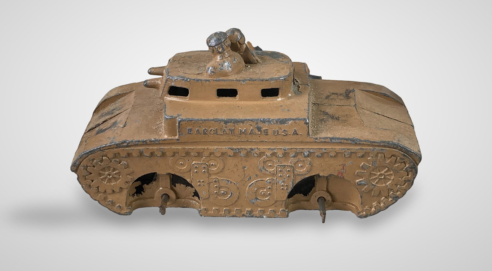 Vintage Lead Dimestore Soldiers and Vehicles - 6