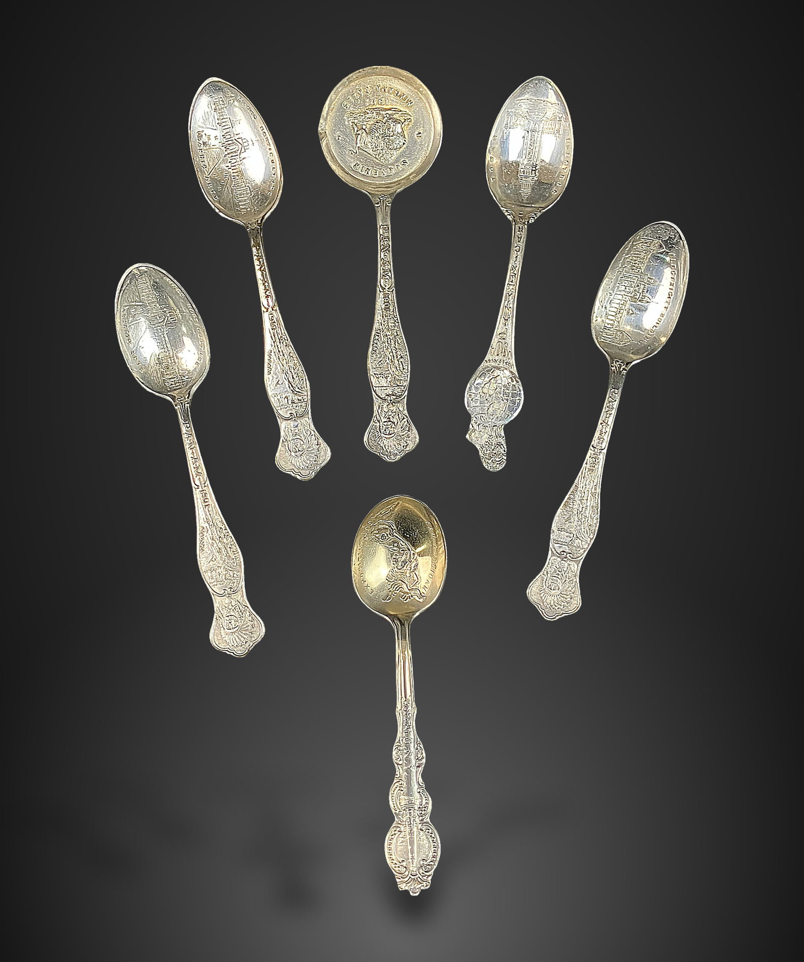Pan-American Exposition Souvenir Spoons,1901 (1 of 11)
