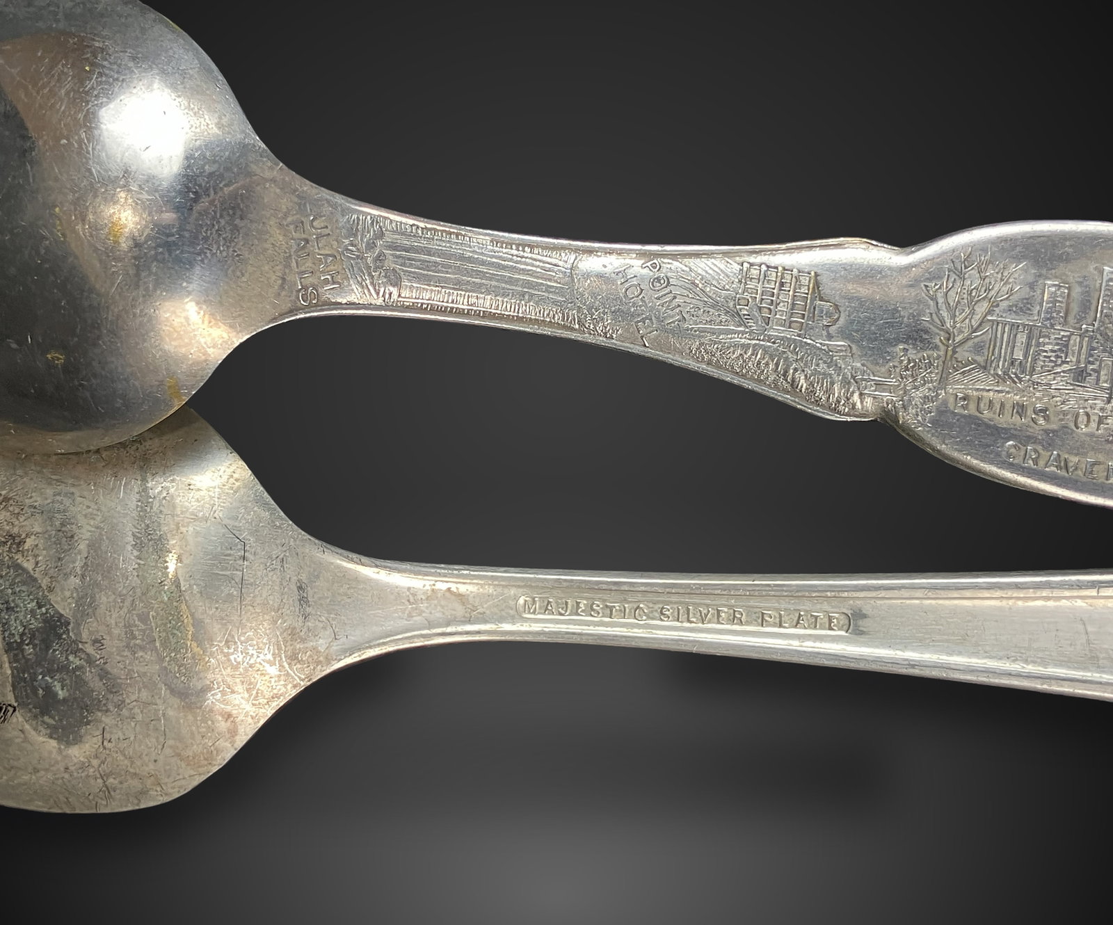 Antique Souvenir Spoon Assortment - 10