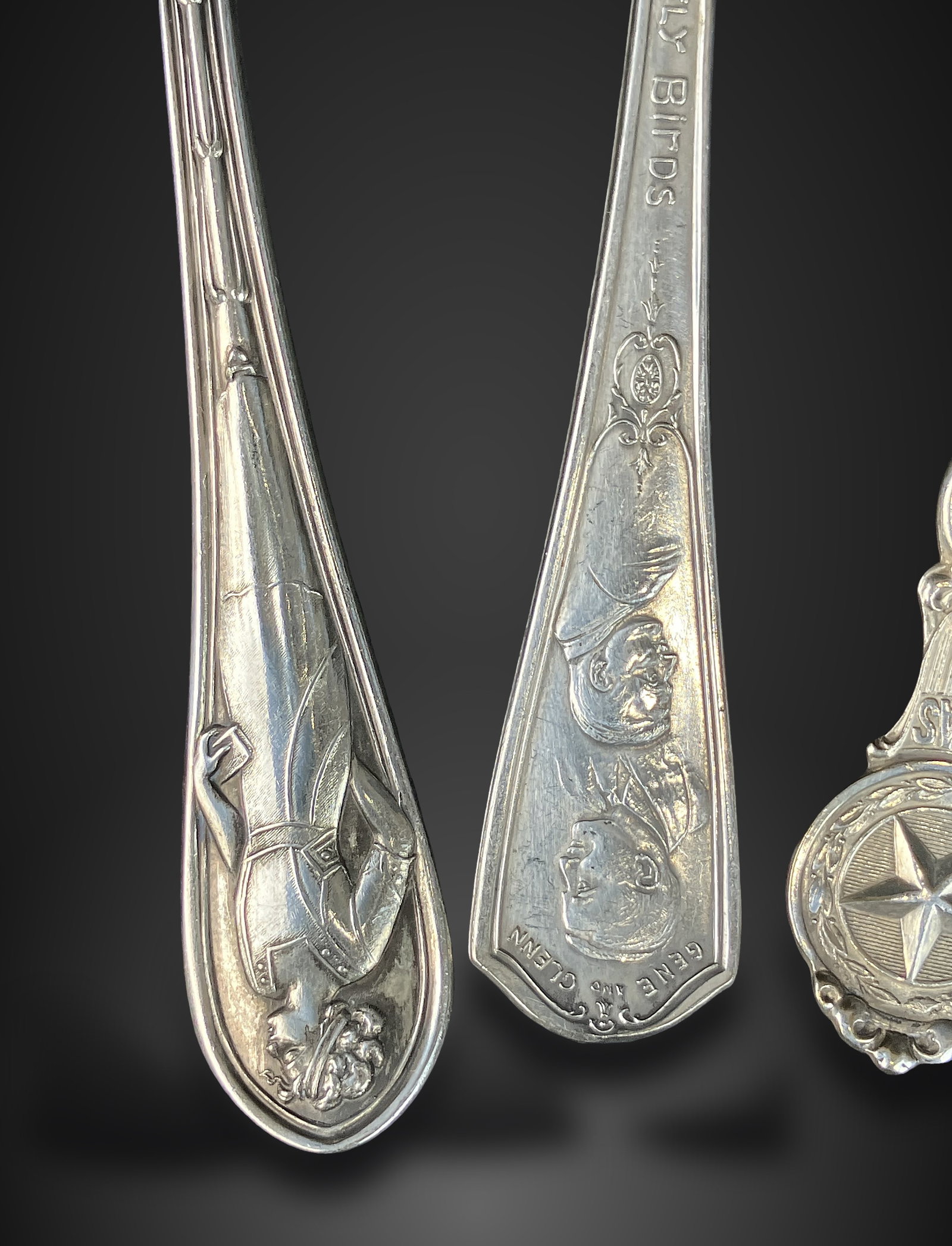 Antique Souvenir Spoon Assortment - 2
