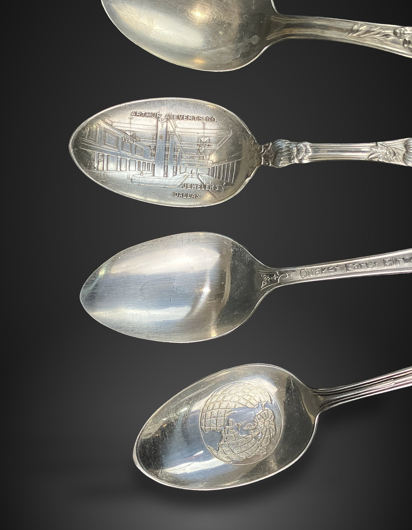 Antique Souvenir Spoon Assortment - 5