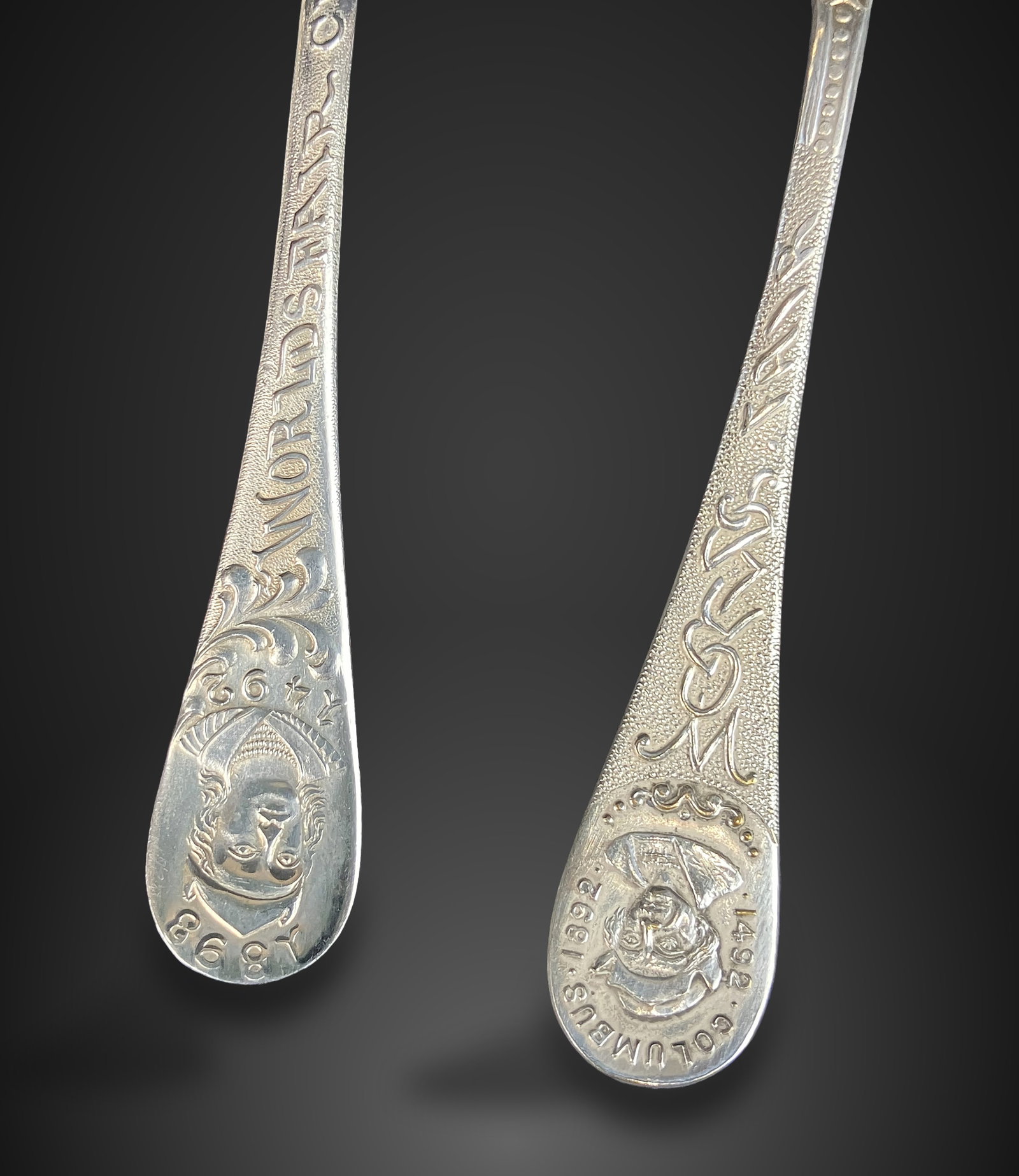 Columbian Exposition Souvenir Spoons, 1893 - 6