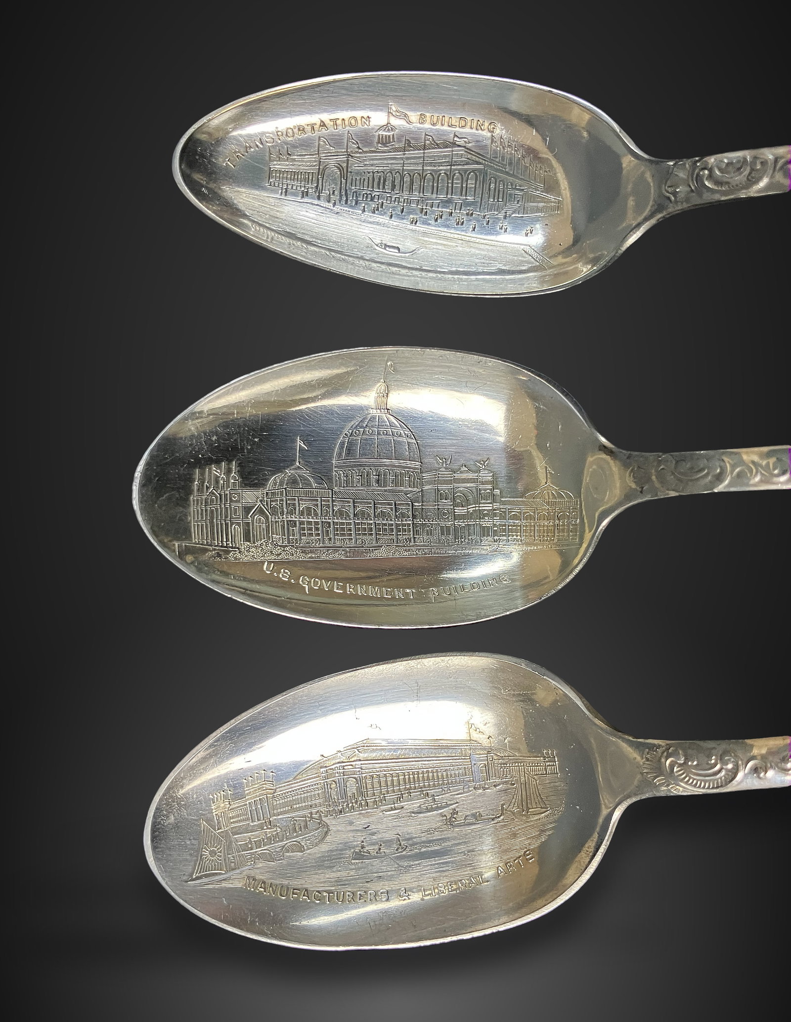 Columbian World's Fair Souvenir Spoons, 1893 - 4