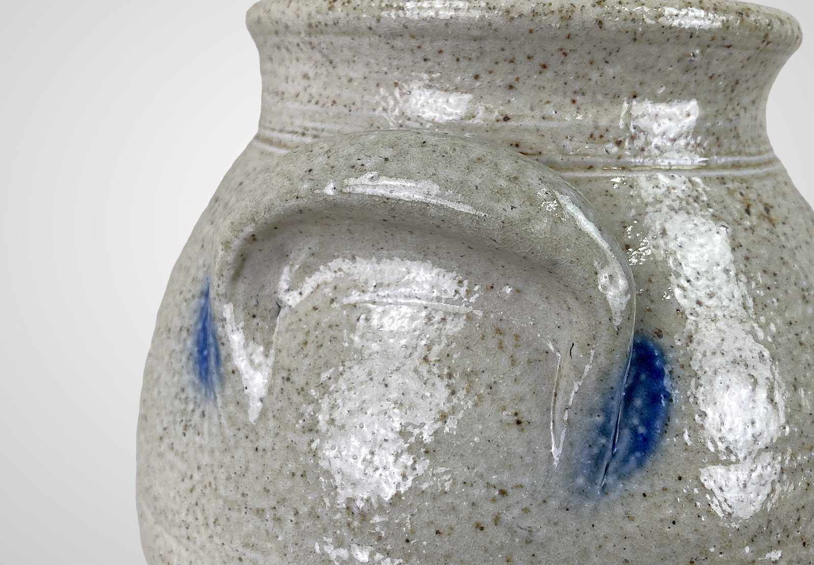 Shadowlawn Stoneware Pottery Jar - 8
