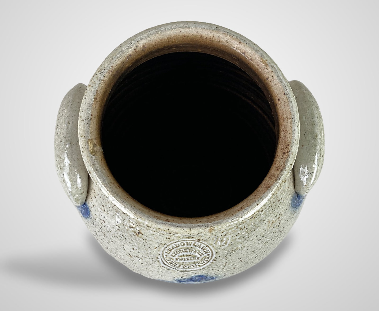 Shadowlawn Stoneware Pottery Jar - 9