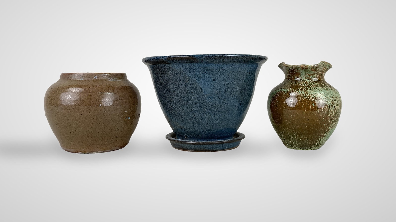 Studio Pottery Vessels Including Brown and Jugtown - 4