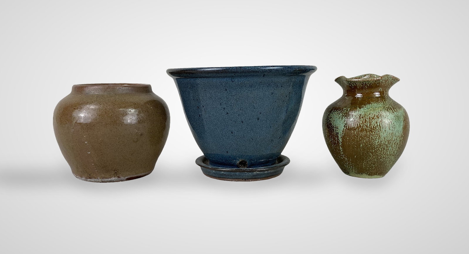Studio Pottery Vessels Including Brown and Jugtown - 5
