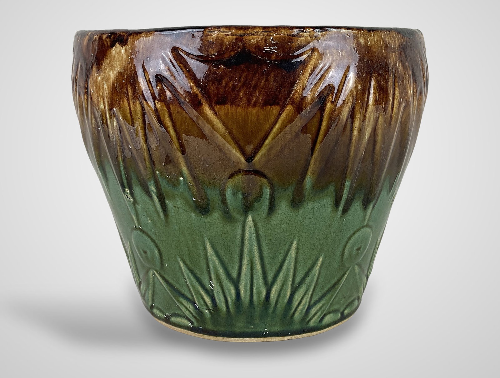 Robinson Ransbottom Pottery Sunburst Planter - 2