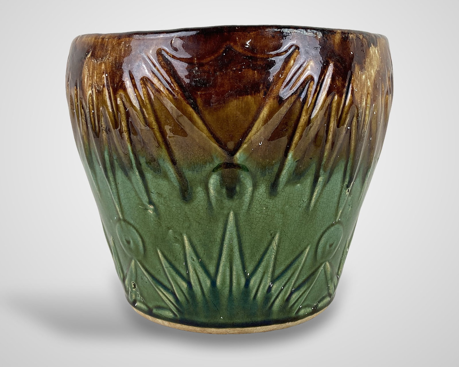 Robinson Ransbottom Pottery Sunburst Planter - 3