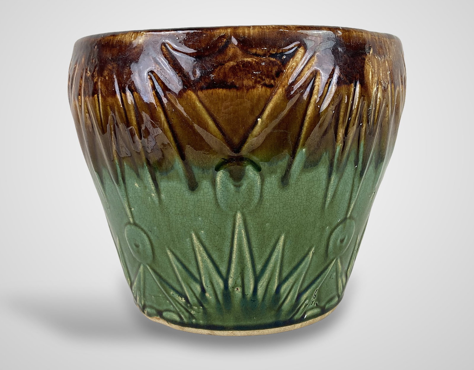 Robinson Ransbottom Pottery Sunburst Planter - 4