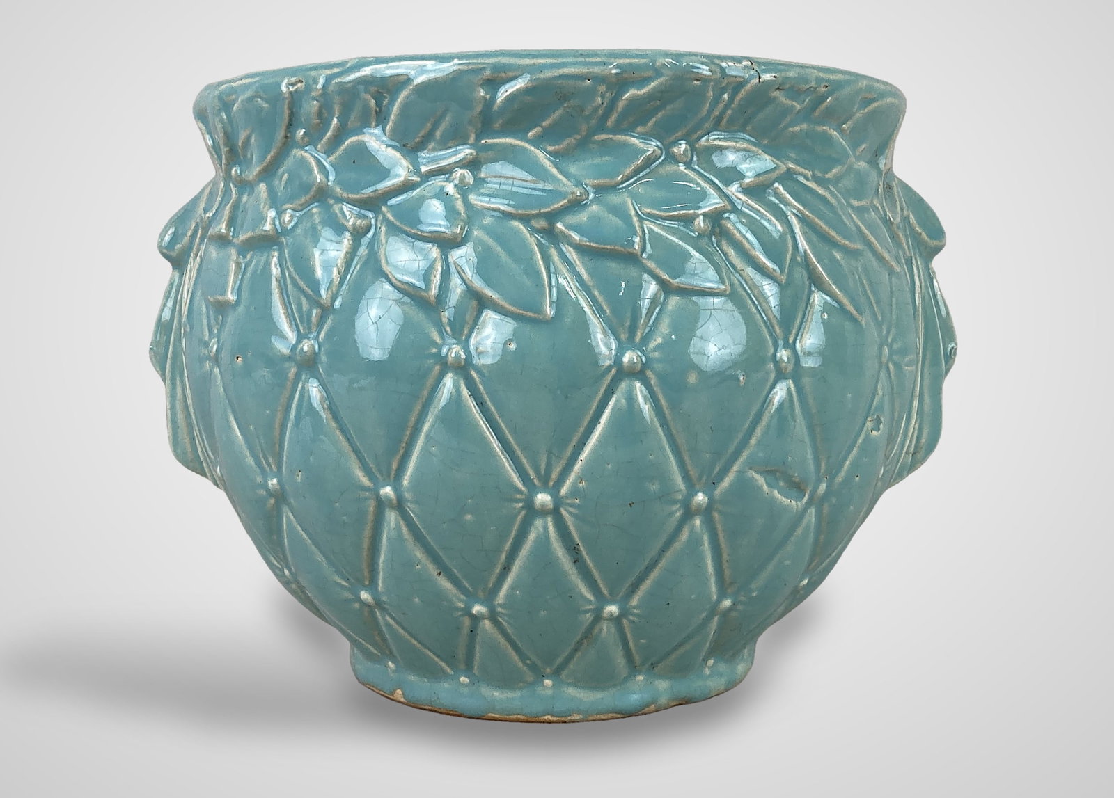 McCoy Pottery Tierra Cushion Jardiniere - 4