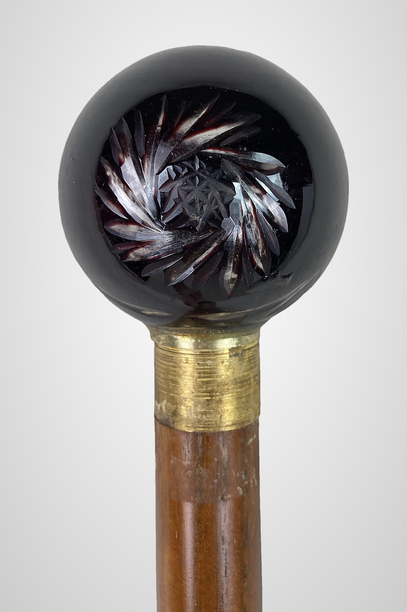 Etched Glass Cane - 4
