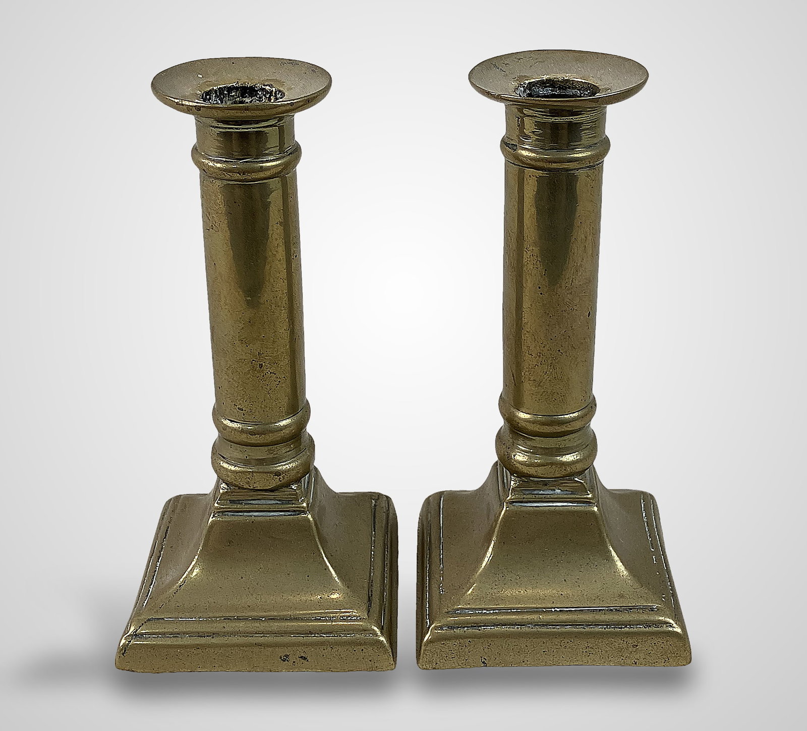 Pair of Brass Candlesticks (1 of 7)