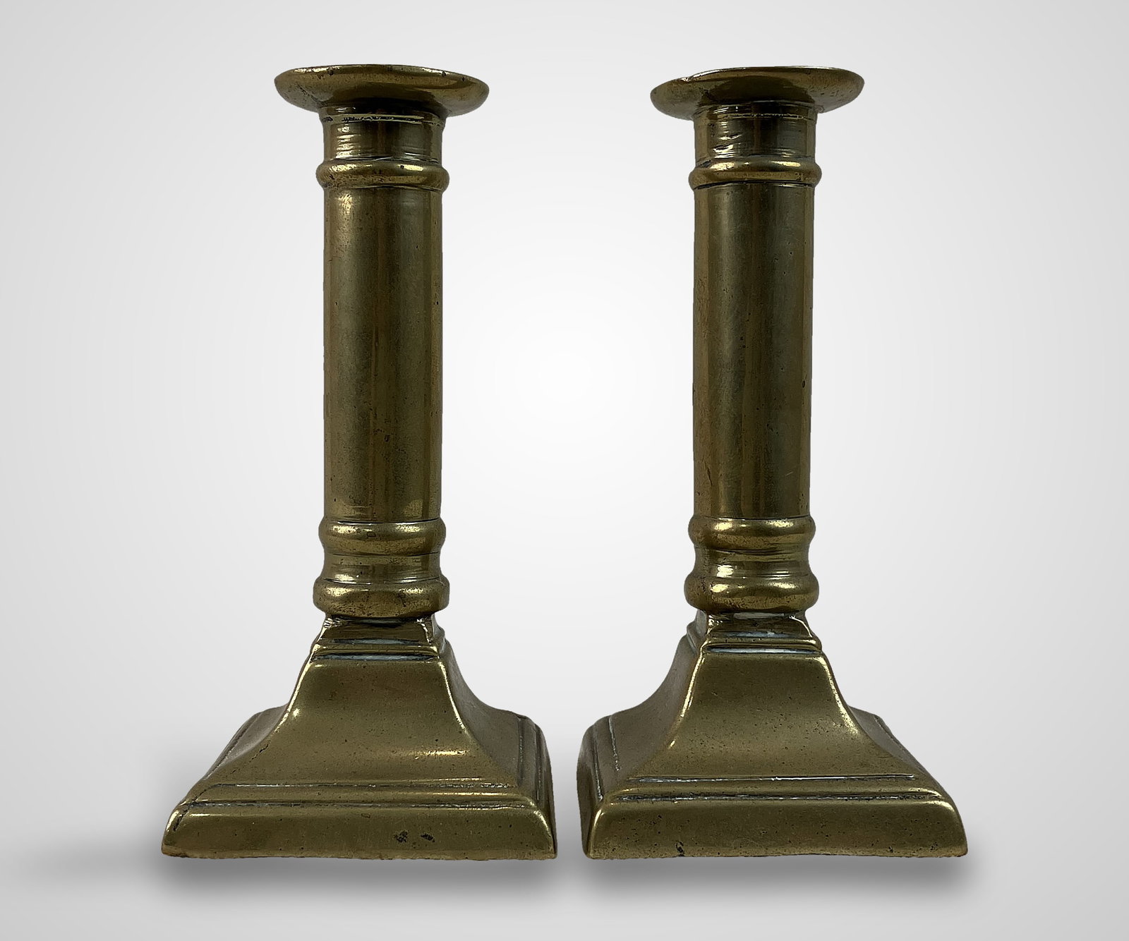 Pair of Brass Candlesticks - 2