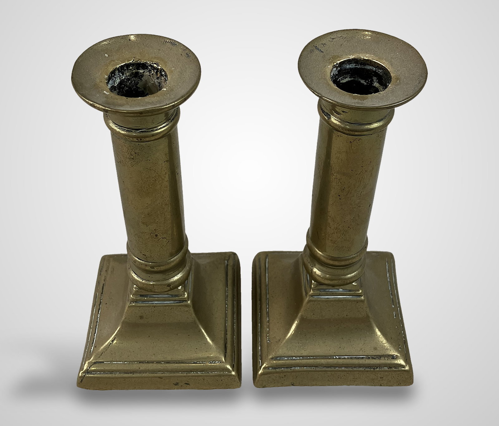 Pair of Brass Candlesticks - 3