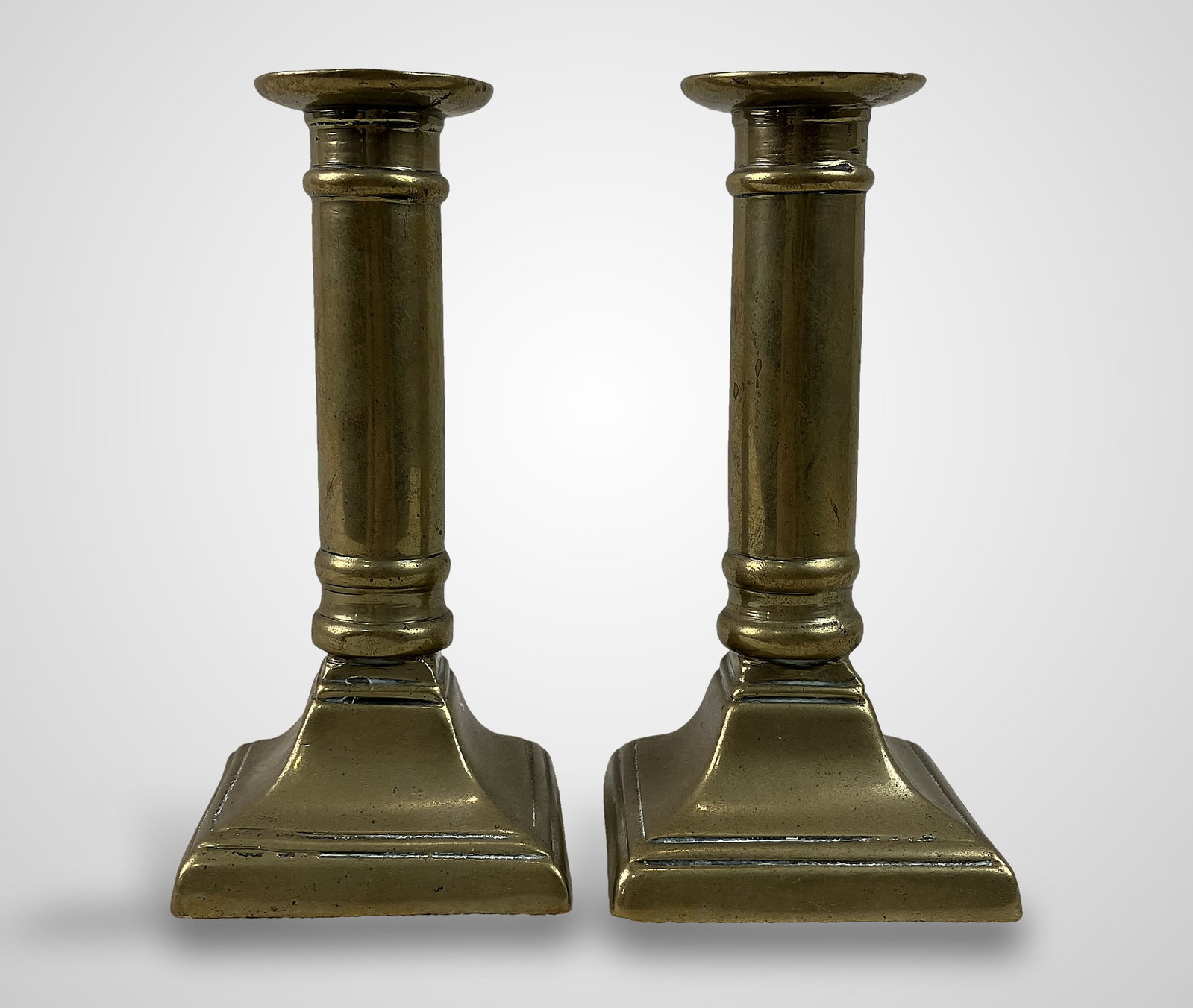 Pair of Brass Candlesticks - 4
