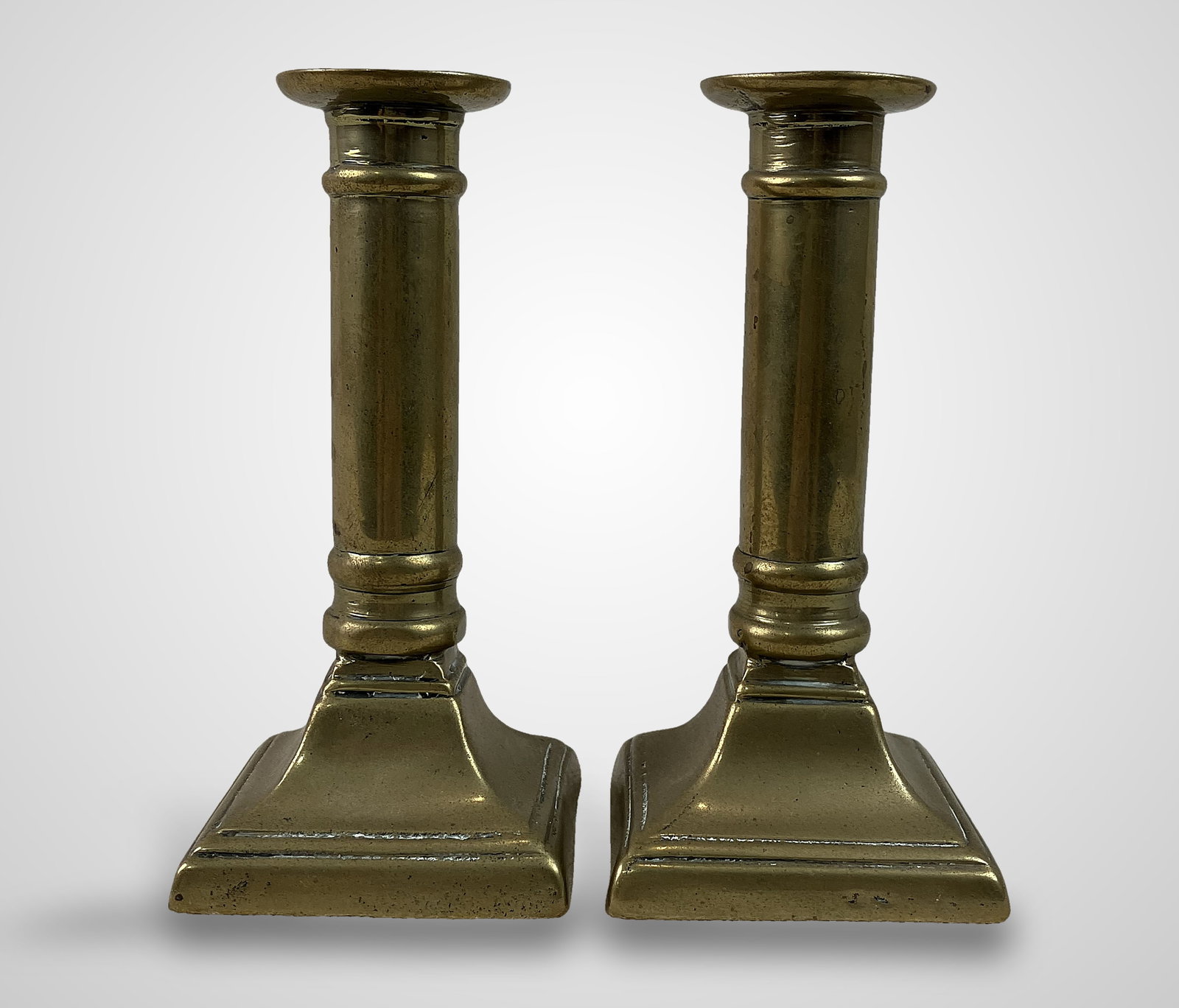 Pair of Brass Candlesticks - 5