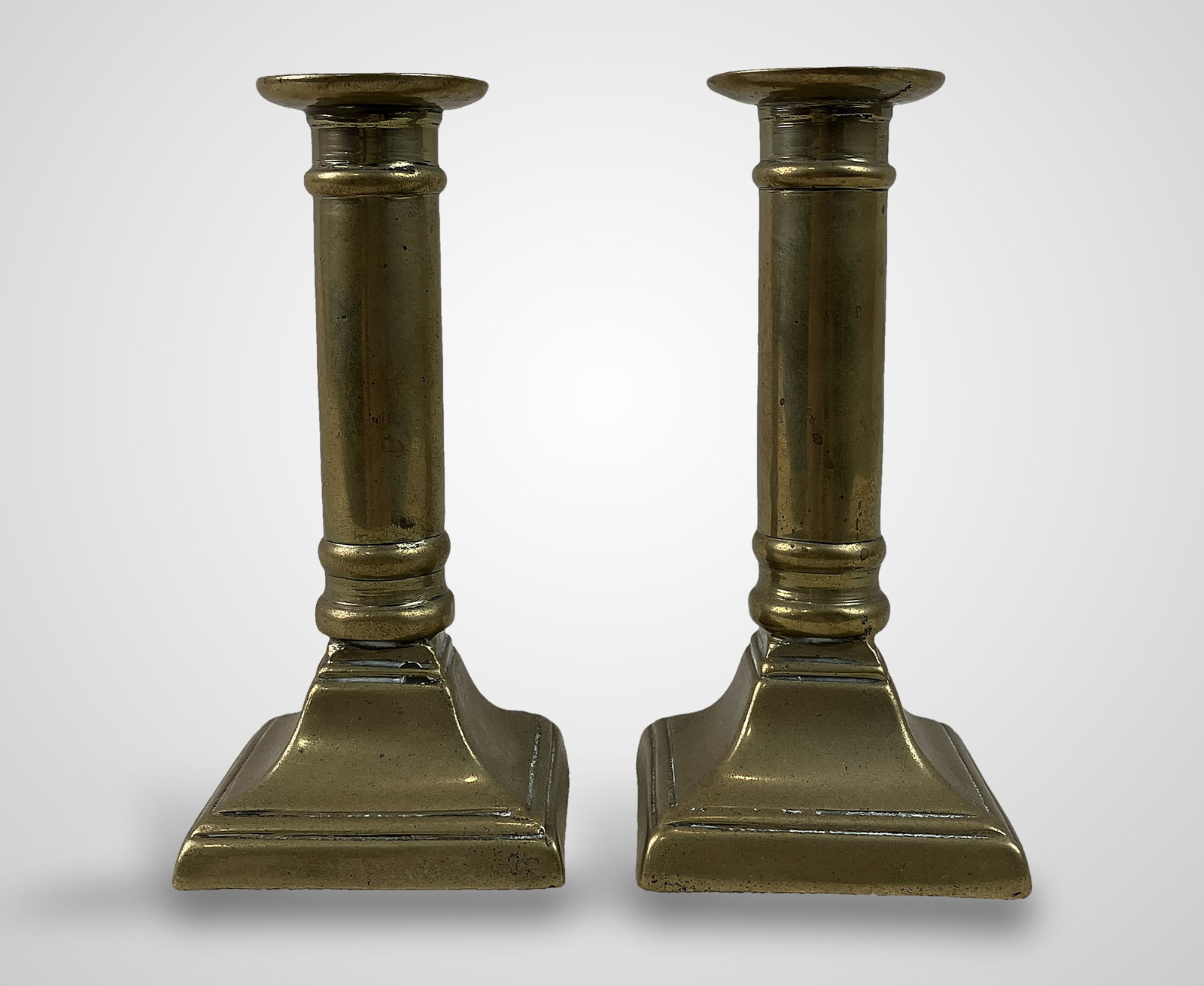 Pair of Brass Candlesticks - 6