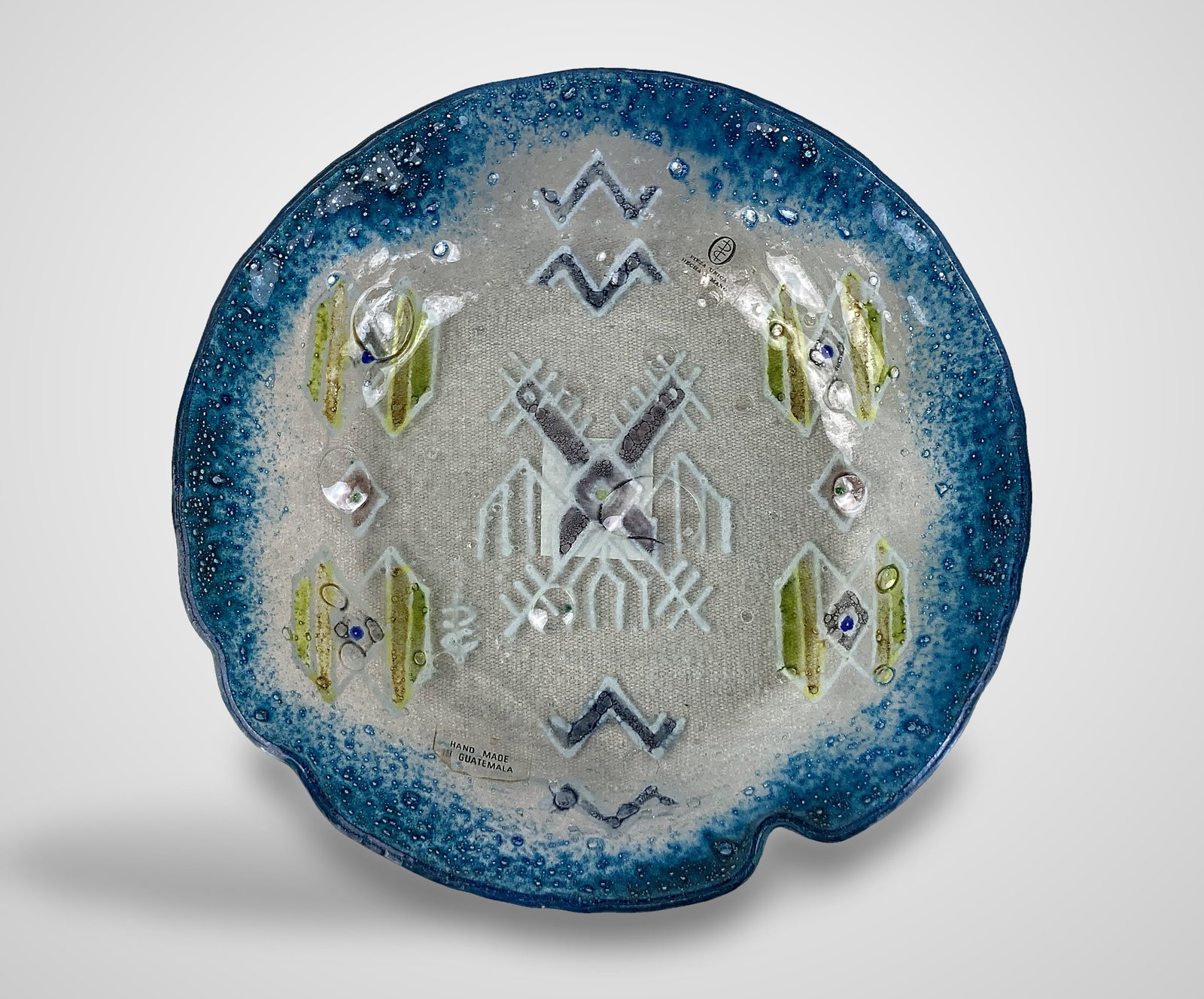 Two Mid-Century Modern Guatemalan Art Glass Pieces - 6